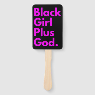 SCHWARZE MÄDCHEN PLUS GOTT FÄCHER