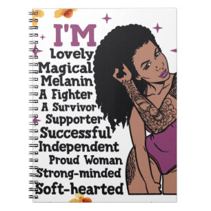 Schwarze Mädchenmagie, Melanin-Poppin, Schwestern, Notizblock