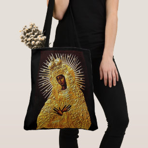 Schwarze Madonna im Gebet ... Poster