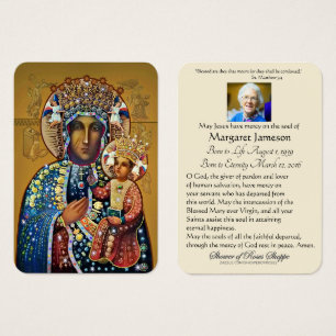 Schwarze Madonna Jungfrau Maria Katholische Begräb