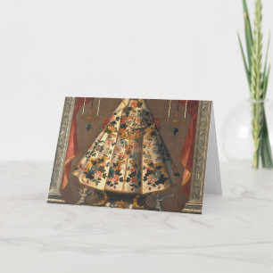 Schwarze Madonna Malerei 1745 Karte