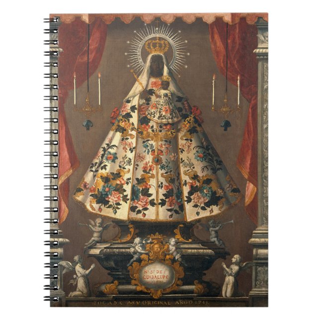 Schwarze Madonna Malerei 1745 Notizblock (Vorderseite)