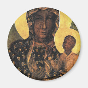 Schwarze Madonna Polen Unsere Liebe Frau von Czest Magnet