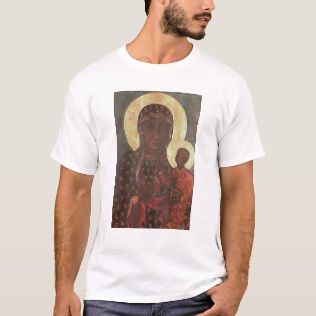 Schwarze Madonna von Jasna Gora T-Shirt (Vorderseite)
