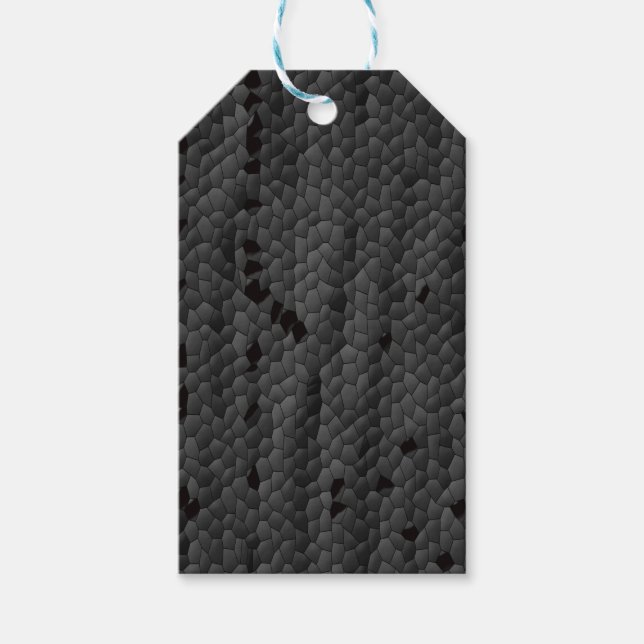 Schwarze Mamba illustriert, Kunst Geschenkanhänger (Vorderseite)