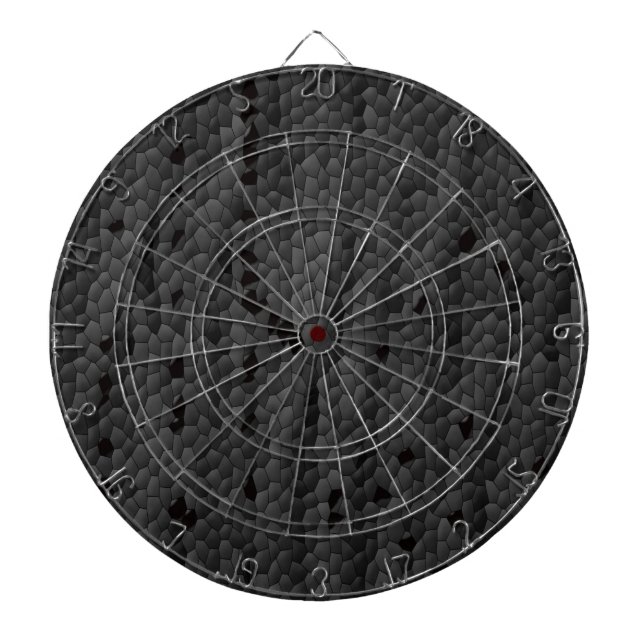 Schwarze Mamba in illustriert, Kunstdrucke, Dartscheibe (vorne)