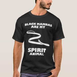 Schwarze Mambas sind meine Spirit Animal Beängstig T-Shirt