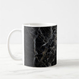 Schwarze MarmorTasse Kaffeetasse