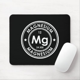 Schwarze Maus-Pad für Magnesium-Elemente Mousepad
