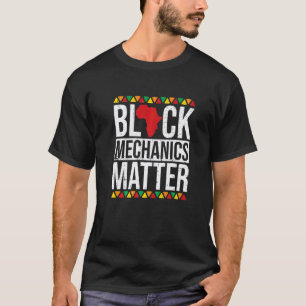 Schwarze Mechaniker zählen Afrikanisch Amerikanisc T-Shirt