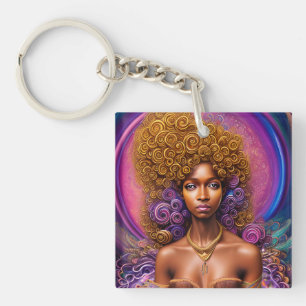 Schwarze Melanin Queen Brown Skin Sista Women Schlüsselanhänger