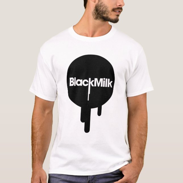 Schwarze Milch T-Shirt (Vorderseite)