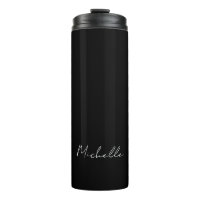 Schwarze Minimalistische Schlichte Moderne Bezeich