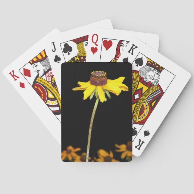 Schwarze mit Augen Spielkarte Susans (Rückseite)