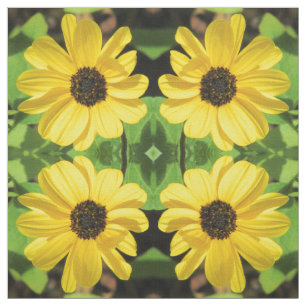 Schwarze Mit Augen Susan Floral Fabrik Stoff