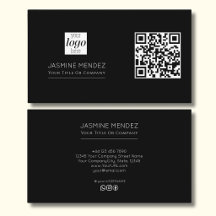 Schwarze moderne QR-Code-Logo-Sozial-Symbole