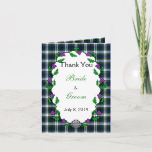 Schwarze Modewache Celtic Hochzeit Dankeschön Dankeskarte