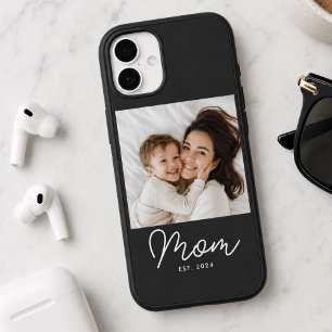 Schwarze Mom etablierte Skript Foto iPhone 16 Hülle