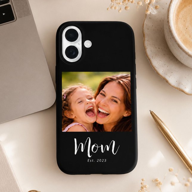 Schwarze Mom etablierte Skript Foto Case-Mate iPhone Hülle (Von Creator hochgeladen)