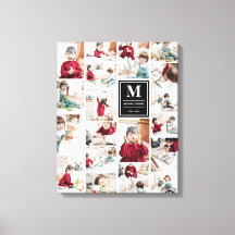 Schwarze Monogramm 19 Bilder FotoCollage