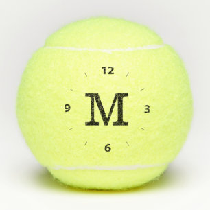 Schwarze Monogramm Beruflich Moderne #20 Tennisbälle