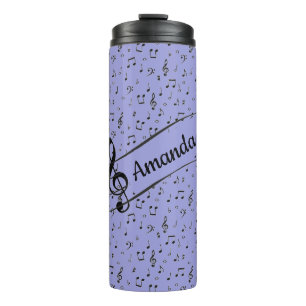 Schwarze Musik personalisiert Thermosbecher