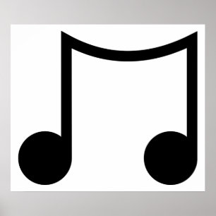 Schwarze Musik Poster