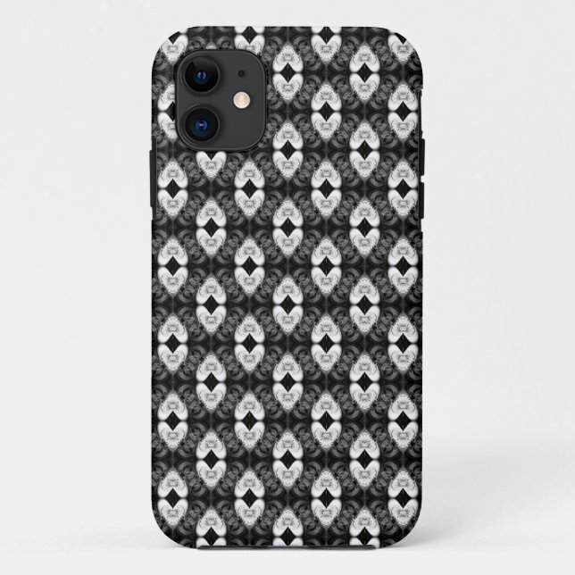 Schwarze Muster iPhone 5 Fall Case-Mate iPhone Hülle (Rückseite)