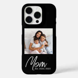 Schwarze Mutter etablierte Skript Foto Case-Mate i iPhone 16 Pro Hülle