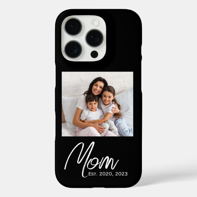 Schwarze Mutter etablierte Skript Foto Case-Mate i iPhone Hülle (Rückseite)