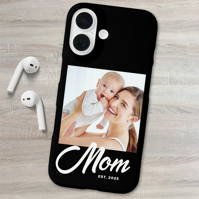 Schwarze Mutter etabliertes Skript Foto Case-Mate iPhone Hülle (Von Creator hochgeladen)