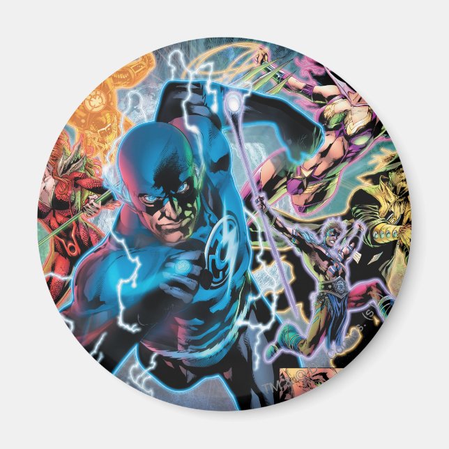 Schwarze Nacht - Comic Magnet (Vorne)