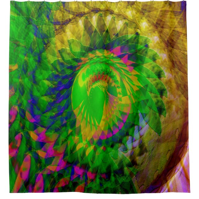 Schwarze Nacht...... Duschvorhang (Vorderseite)