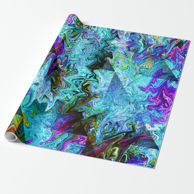 Schwarze Nacht.... Geschenkpapier (Ungerollt)