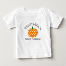Schwarze Oma's Little Pumpkin | Niedlicher T - Shi Baby T-shirt