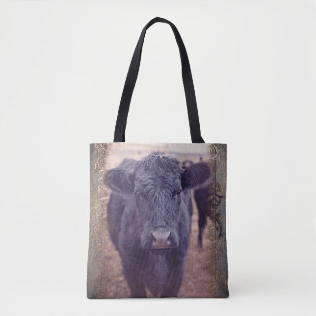 SCHWARZE ONYX TOTE BAG (Vorderseite)