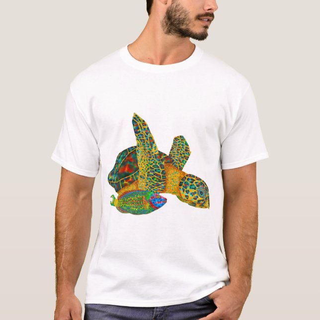Schwarze Opal-Schildkröte T-Shirt (Vorderseite)