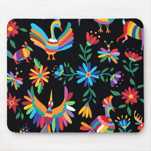 Schwarze Otomi-Maus-Pad Mousepad (Vorne)