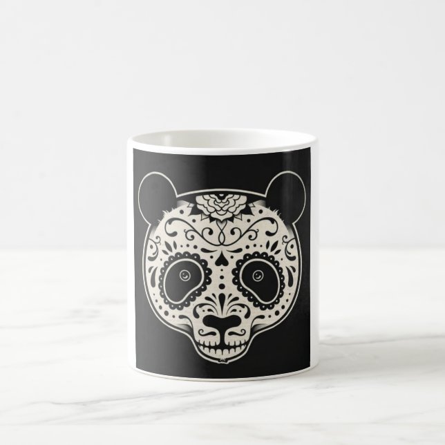 schwarze Panda-Tasse Tasse (Mittel)