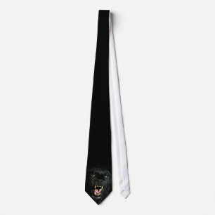 Schwarze Panther Krawatte Schlips