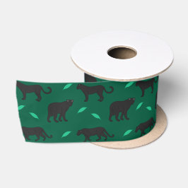 Schwarze Panther Satinband
