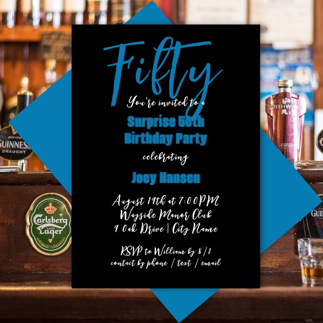 Schwarze Party Einladungen für Typ (Von Creator hochgeladen)