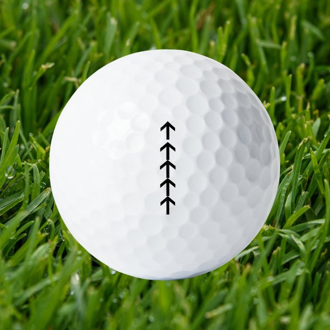 Schwarze Pfeile Golfball (Von Creator hochgeladen)