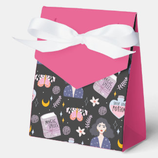 Schwarze Pink Favor Box Elegante Party-Geschenkver Geschenkschachtel