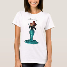 Schwarze Pinups - Glamour-Mädchen-Shirt