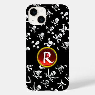 SCHWARZE PIRATBANNER, KREUZTE, SCHWERTER Case-Mate iPhone 14 HÜLLE