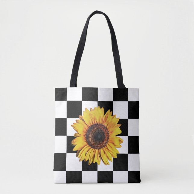 Schwarze Plätze und Tasche der Sonnenblumen (Vorderseite)