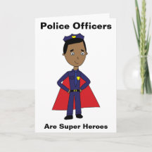 Schwarze Polizeibeamte sind Superhelden