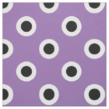 Schwarze Polka Punkte auf Lila