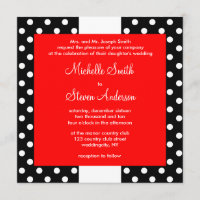 Schwarze Polka-Punkte